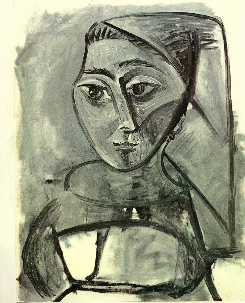 Picasso Portrait of a Woman 1955